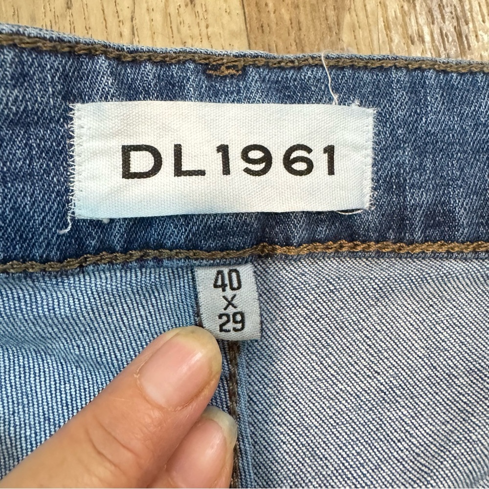 DL1961 Jeans Mens 40x29 Blue Avery Modern Straight - Picture 5 of 12